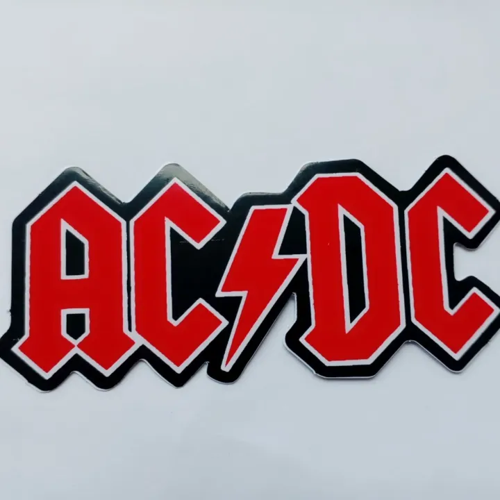 1Pcs AC/DC 8.5/4.5Cm Sticker For Mobile, Laptop, Bike, Scooter And Car ...