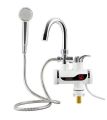 Instantaneous Water Heater Instant Electric Hot Flowing Shower Water Heating Faucet Kitchen Tap Tankless Portable Shower Heater. 