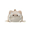 Portable Zipper Bag Kawaii Biscuit Cat Itabag Cotton Doll Bag Idol Merchandise Storage Transparent Pocket Badge Storage Bag Small Item Bag Fashion Backpacks Gift. 