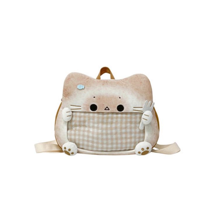 Portable%20Zipper%20Bag%20Kawaii%20Biscuit%20Cat%20Itabag%20Cotton%20Doll%20Bag%20Idol%20Merchandise%20Storage%20Transparent%20Pocket%20Badge%20Storage%20Bag%20Small%20Item%20Bag%20Fashion%20Backpacks%20Gift%20-%20Image%209