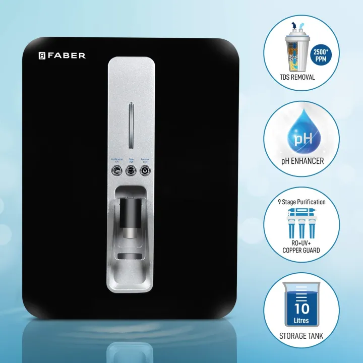 Faber%20Neutron%20Plus%20RO+%20UV%20+%20UF%20+%20Copper%20Guard%20with%20pH%20Enhancer,%2010lts,%209%20Stage%20Purification.%20Suitable%20Upto%202500%20TDS%20-%20Image%204