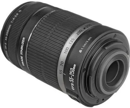 Canon%20Ef-S%2055-250Mm%20F/4-5.6%20Is%20Ii%20Telephoto%20Zoom%20Lens%20For%20Dslr%20Camera%20(Black)%20-%20Image%203