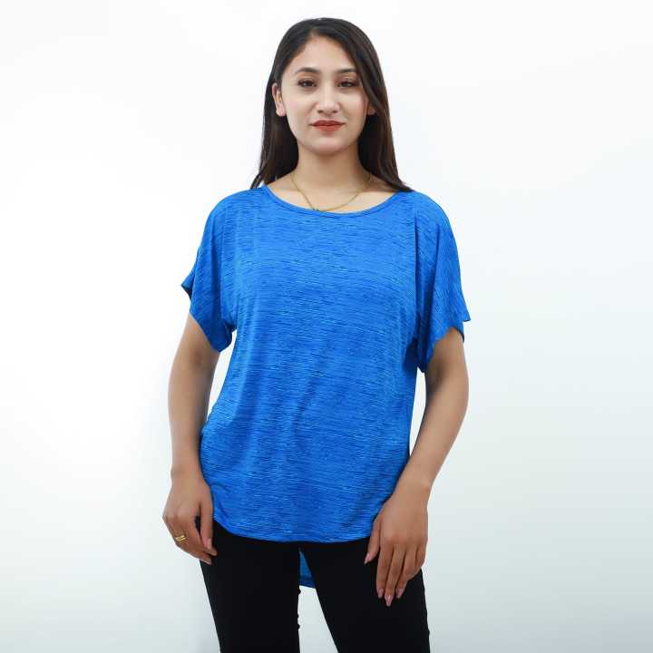 Labels Royal Polyester Royal Strip Top For Women LA T 0001-0004
