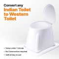 Toilet Stool | Commode Chair For Patients | Portable Toilet Seat For Adult, Handicap People. 
