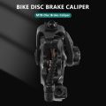 JAERBEE Bicycle Front Rear Disc Brake Caliper for XC Mountain Bike Speed Clip Dual Piston Mechanical Disc Brake Set. 