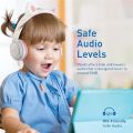 Promate PANDA, Kids Wireless Headset, On-Ear Bluetooth Foldable Headphones with 93Db Safe Volume Limit, LED Cat Ears, MicroSD Card Slot, AUX Mode, Mic and Long Playback Time for Bluetooth/3.5mm Devices. 