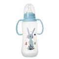 300ml Food Grade Baby Feeding Bottle with Handle: Safe and Convenient. 