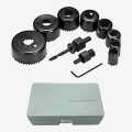 11-Pieces Metal Wood Hole Saw Cutter Set. 