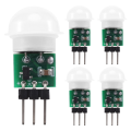 AM312 PIR Sensor,5 Pack PIR Motion Sensor Outdoor Mini Pyroelectric Infrared PIR Human IR Sensor Module Body. 