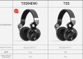 Bluedio T2s Bluetooth Headphones 5.0 On Ear with Mic, 57mm Driver Rotary Folding Wireless Headset, Wired and Wireless headphones for Cell Phone/ TV/ PC, 40 Hours Play Time (Black). 