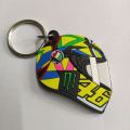 Agv Helmet 46 Doubled Sided Rubber Key Chain. 