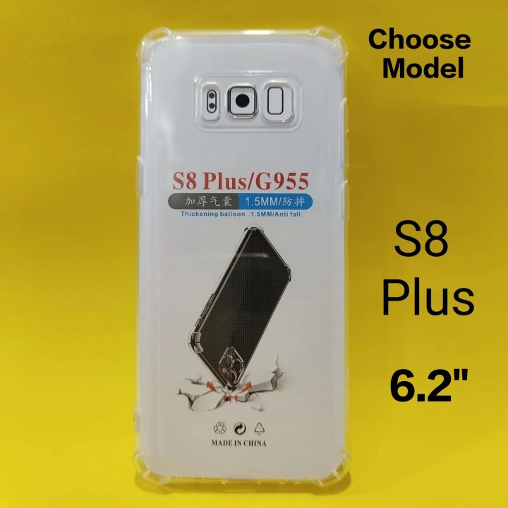 Samsung%20Galaxy%20S8%20(5.8")%20&%20S8%20Plus%20(6.2")%20/%20S8+%20Cover%20Clear%20Transparent%20Shockproof%20Soft%20Case%20-%20Image%205