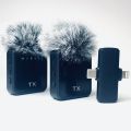 2 In 1 Wireless Intelligent Noise Reduction Microphone Omnidirectional Sound Clear Timbre Highly Sensitive HD Sound. 
