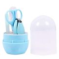 Baby Nail Kit, 4-In-1 Baby Grooming Kit With Case, Baby Nail Clippers, Scissor, Nail File & Tweezer, Baby Manicure Kit And Pedicure Kit For Newborn, Infant & Toddler. 