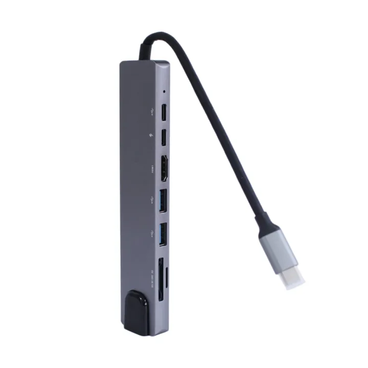 Usb-C%20Hub,%208%20In%201%20Multifunctional%20Aluminum%20Type%20C%20Adapter%20With%204k%20Hdmi%20Port,%20RJ45%20Ethernet%20Port,%20USB-C%20Power%20Delivery,%202%20USB%203.0%20Ports,%20SD/TF%20Card%20Reader,%20Compatible%20For%20Type-C%20Devices%20-%20Image%203