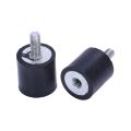 4pcs M4 Outside Inside Anti Vibration Rubber Buffer Insulator Attachment 15mmx15mm. 