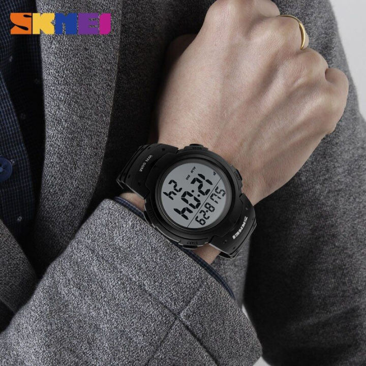 SKMEI%201068%20LED%20Digital%20Alarm%20Outdoor%20Bid%20Dial%20Sport%20Waterproof%20Watch%20For%20Men%20-%20Black%20-%20Image%205