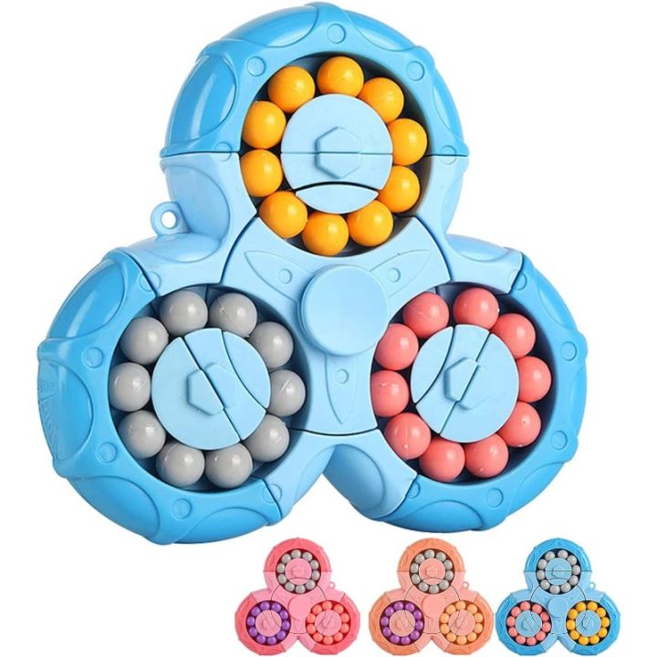 Magic Bean Rotating Brain Finger Puzzle Toy,Boys Girls Handheld Spinner ...