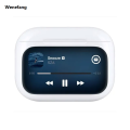 Wenefang Airpods Pro 2 Full Touch Screen Display Wireless Earbuds With ANC/ENC Double Dark Noise Reduction 2025 New A9 Pro Touch Control Airpods with Display Premium Quality Airpods Pro 2nd Generation. 