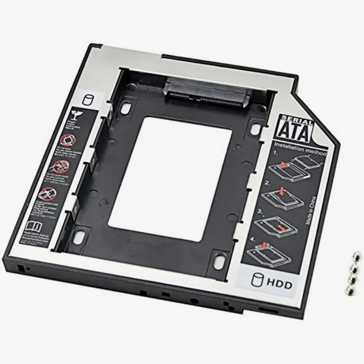 HDD%20Caddy%209.5mm%20Original%20SATA%20Optical%20UltraBay%202nd%20Hard%20Drive%20Caddy%20with%20SSD%20or%20HDD%20for%209.5mm%20Universal%20CD/DVD%20Slot%20-%20Image%202