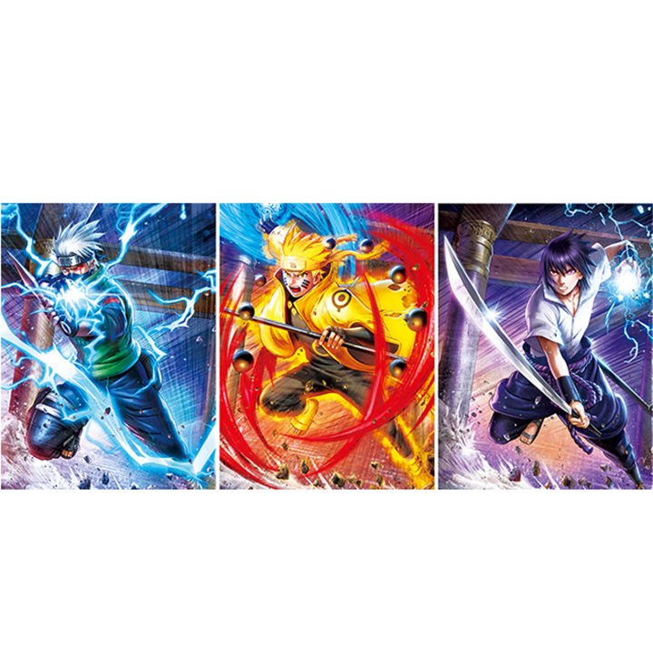 Anime 3D Poster Naruto Shippuden Team 7