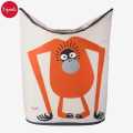 3 Sprouts Baby Laundry Hamper Storage Basket Organizer Bin for Clothes,Orangutan. 