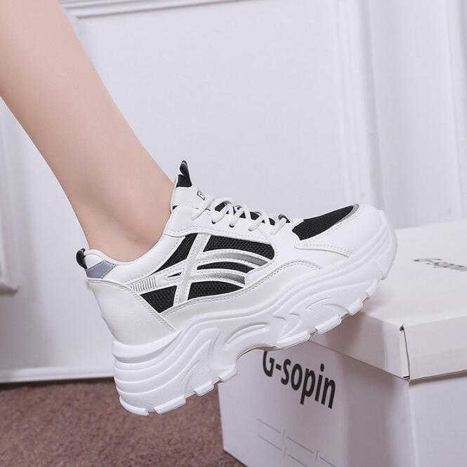 Korean%20Style%20Ladies%20Heel%20Sneakers%20Shoes%20Synthetic%20Leather%20Breathable%20Mesh%20Lining%20Rubber%20Sole%20Comfortable%20Ladies%20Footwear%20-%20Image%204