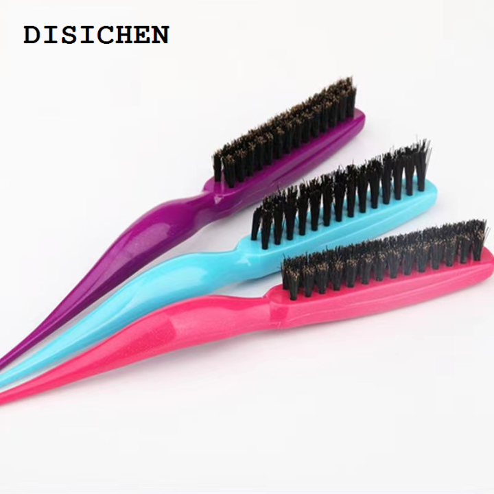 DISICHEN Luxury Pro Salon Hair Brushes Comb Slim Line Teasing Combing Brush Styling Tools DIY Kit Professional Plastic Hairdressing Combs