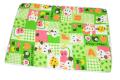 Newborn Baby Waterproof Bed Protector Sheet: Cotton Plastic, Multicolor. 