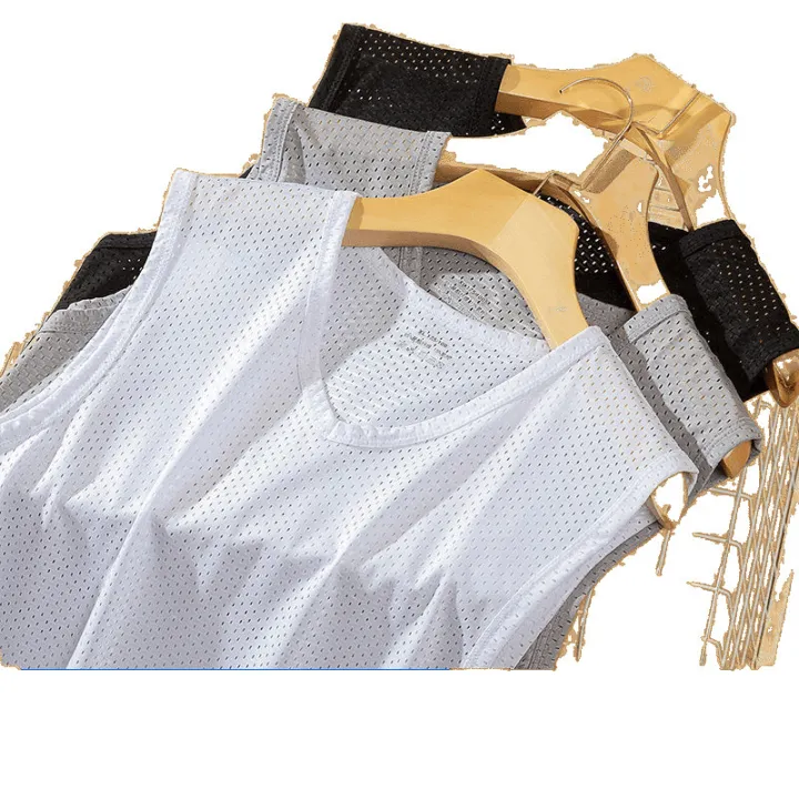 Ice%20silk%20vest%20men's%20tide%20cut-out%20mesh%20breathable%20and%20quick-drying%20sports%20thin%20wide%20shoulder%20wear%20sleeveless%20T-shirt%20summer%20-%20Image%205