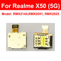 Scoket Bracket Adapter SIM Card X3 for Realme X505GX3 Superzoom Tray Slot Card Reader Connector Flex Cable. 