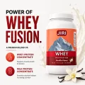 Jiri Nutrition Whey Protein Fusion 500g, Vanilla Flavor. 