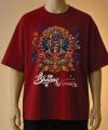 Bhairav & Kumari Traditional Printed T-Shirt – Cream, Maroon, White, black, brown, blue. 