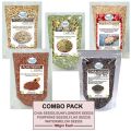 Combo Pack of Chia Seeds,Pumpkin Seeds,Sunflower Seeds,Flax Seeds & Watermelon Seeds 100gm Each. 