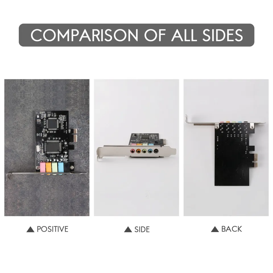 Scheda Audio Per PC Scheda Audio PCIe 5.1 Per PC - CMI8738, Per Windows Scheda Audio Per PC Scheda Audio PCIe 5.1 Per PC - CMI8738, Per Windows