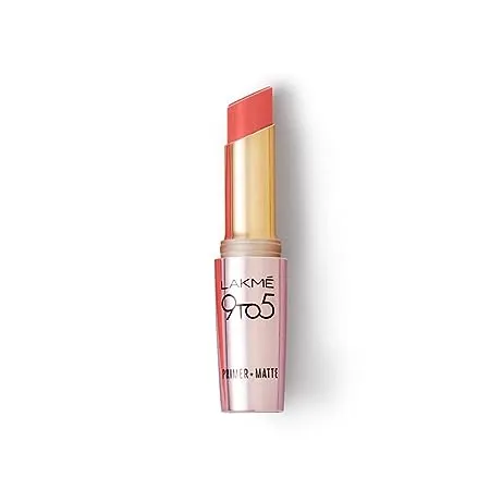 Lakme 9 To 5 Primer+Matte MR6 Coral Date Lipsticks - (3.6gm) BUY 1 GET 1 FREE