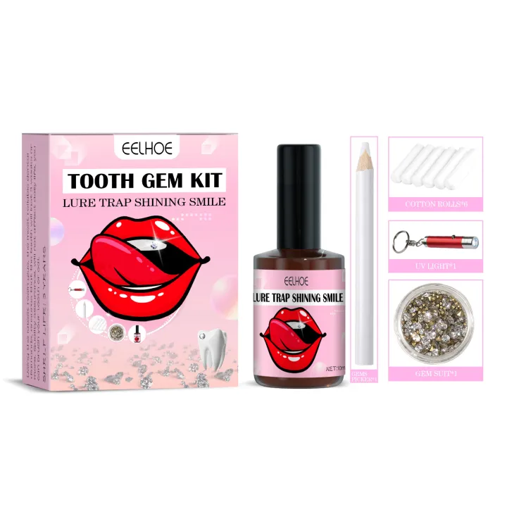 EELHOE%20Teeth%20DIY%20Makeup%20Professional%20Tooth%20Gem%20Kit%20With%20Curing%20Light%20And%20Glue%20-%20Image%202