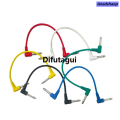 Difutagui 6pcs Audio Cable for Audio Electric Guitar Bass MusLuxury Fashion ic TS 1/4| Right Angle Instrument Parts Accessories. 