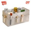 DT(Clearance price) Large Capacity Underwear Organizer Large Capacity Foldable Cosmetic Storage Box with Multi Compartments Mesh for Bedroom for Brushes. 
