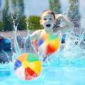 Globo iatable playing in the pool, beach ball birthday party, summer water toy for over 3 years. 