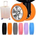 Chair And Luggage Silicone Wheels Protection Anti Scratch Reduce Noise Covers 8 pc set. 