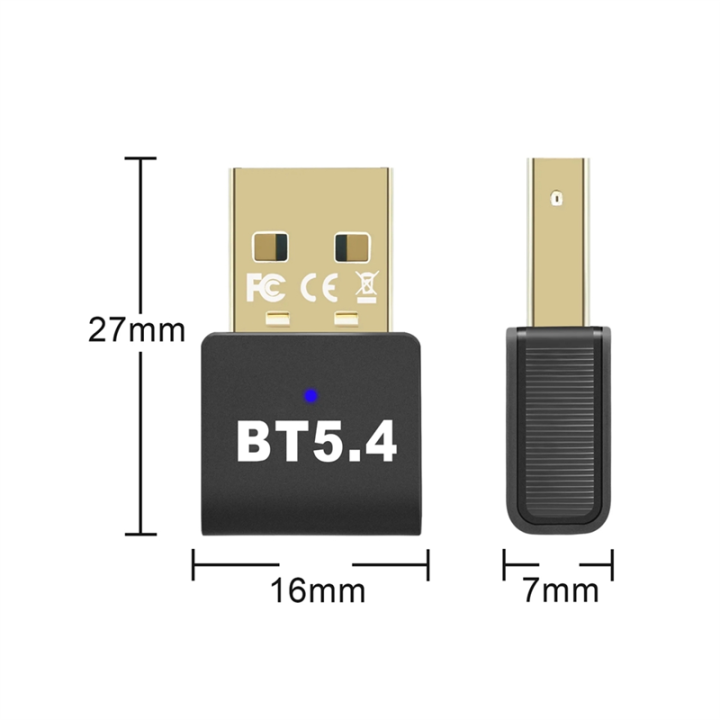 1%20PCS%20USB%20Dongle%20Adapter%20Bluetooth%205.4%20Black%20for%20PC%20Wireless%20Mouse%20Speaker%20Keyboard%20Bluetooth%20Audio%20Receiver%20Transmitter%20Driver%20Free%20-%20Image%202
