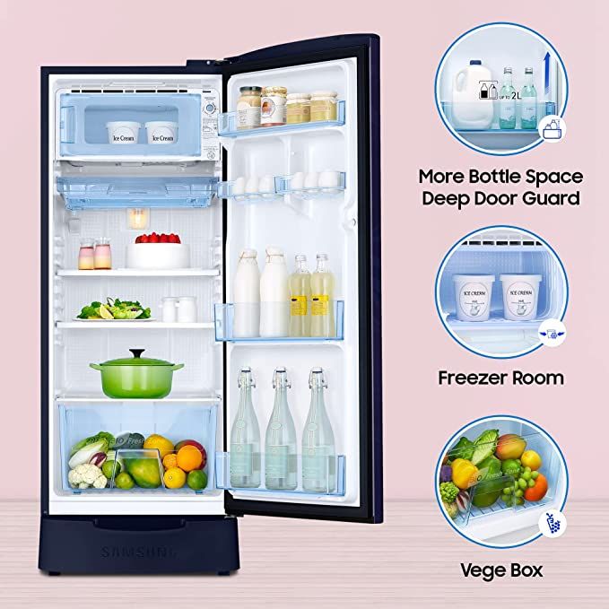 Samsung%20%20RR20C2Z226U/IM%20192%20Litres%20Single%20Door%20Refrigerator%20with%20Stylish%20Grande%20Design%20(Base%20Stand%20with%20Drawer)%20-%20Image%205