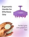 Smart Choice Scalp Massager Shampoo Brush | Soft Silicone Bristles Hair Scrubber for Dandruff Removal | Hair Loss Prevention | Exfoliating Scalp Care for All Hair Types (Multicolor, Eco-Friendly). 