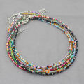 New goods tideEr women's jewelry gift bohemian colle Shin pull seed beads necklace Lady's string collar charm color handmade thing. 