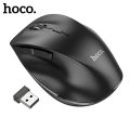 Hoco GM24 Wireless Mouse Dual Mode Bluetooth 2.4gHz USB Side Buttons Wireless Mouse. 