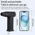 Geevorks Handheld Brushless Motor Jet Fan 130,000RPM Turbofan 200W High Power Dust Blower Compressed Air Duster Keyboard Cleaning Tool with Type-C Charging Interface. 