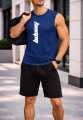 (Set of 2) Men’s Summer Sporty Tracksuit Set – 2-Piece Breathable Workout T-Shirt & Mesh Shorts | Lightweight Casual Gym Wear & Running Sports Kit for Men. 
