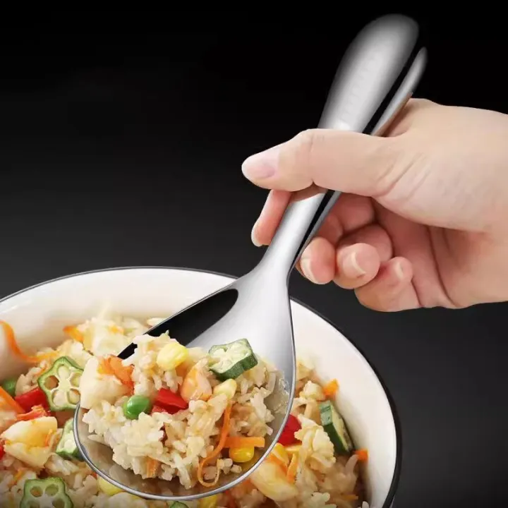 316%20Stainless%20Steel%20Rice%20Spoon%20Long%20Handle%20Thicken%20Cooker%20Scoop%20Multi-purpose%20Tableware%20Buffet%20Serving%20Spoons%20Kitchen%20Tableware%20Netiie%20-%20Image%204