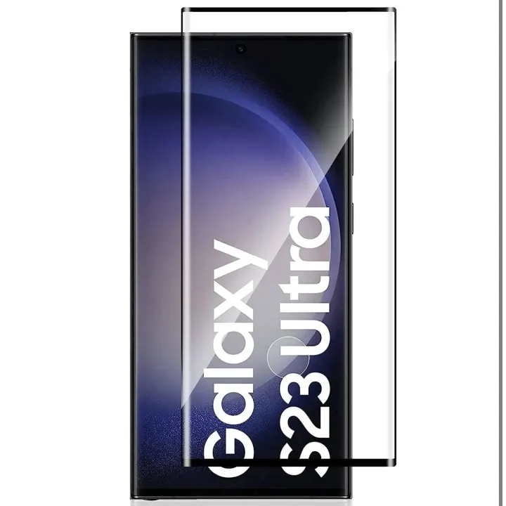 Screen%20Protector%20for%20Samsung%20Galaxy%20S23%20Ultra%20-Uv%20Premium%20Curved%20Tempered%20Glass%20Full%20Glue%20-%20Image%203
